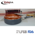 Induction ceramic coating Glass Cover silicon and SS Handle saute pan
